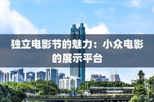 独立电影节的魅力：小众电影的展示平台